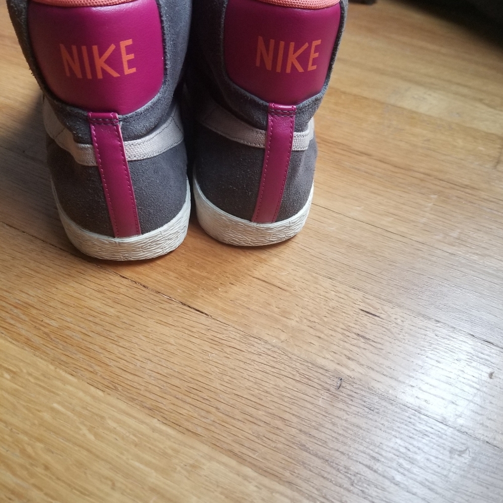 Vintage 2013 Suede Nike Mid Blazer Hi Tops - Picture 5 of 9